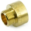 Žalvarinė chrom. pereiga GENERAL FITTINGS, 1/2"x 3/8", vid/išor