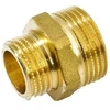 Žalvarinis chrom. redukuotas nipelis GENERAL FITTINGS, 1/2"x 3/8", išor/išor