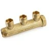 Žalvarinis kolektorius GENERAL FITTINGS, 3/4"x 1/2", 3-jų žiedų
