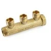 Žalvarinis kolektorius GENERAL FITTINGS, 1"x 1/2", 3-jų žiedų