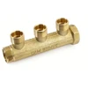 Žalvarinis kolektorius GENERAL FITTINGS, 3/4"x 1/2", 3-jų žiedų