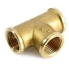 Žalvarinis trišakis GENERAL FITTINGS, 3/4", išor/išor/išor