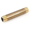 Žalvarinis trumpasriegis GENERAL FITTINGS, 3/4"x 100 mm, išor/išor