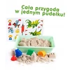 ZAMEK KINETIC SAND 1kg GENIO KIDS rinkinys + baseino ir smėlio formelės