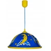Pakabinamas šviestuvas Zapal Lampa wisząca E27 KSIĘŻYC sufitowa bezpieczny klosz su plexi 40cm mėlyna