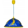 Pakabinamas šviestuvas Zapal Lampa wisząca E27 KSIĘŻYC sufitowa bezpieczny klosz su plexi 40cm mėlyna