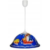 Pakabinamas šviestuvas Zapal Lampa wisząca E27 KSIĘŻYC sufitowa bezpieczny klosz su plexi 40cm mėlyna