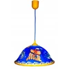 Pakabinamas šviestuvas Zapal Lampa wisząca E27 KSIĘŻYC sufitowa bezpieczny klosz su plexi 40cm mėlyna
