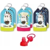 Zebra & Me paketėliai, daugkartiniai maitinimo vamzdeliai, 6 vnt