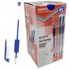 Želinis rašiklis Office Products, 0.5mm, mėlynas, 50 vnt.