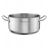 Žemas nerūdijančio plieno puodas 28 cm - CATERWARE