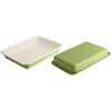 Zenker emalio kepimo indas 40,5 x 29,5 x 6 cm žalios kreminės spalvos