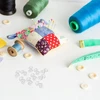 Zgeer GUMINĖS APYRANKĖMS KLAUSIMAI, BALTOS DIY CAMPS, 500 Vnt.