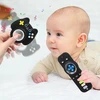 Zgeer SILICONE TEETHER NUOTOLINIS TELEVIZORIAUS PADĖTIS VALDIKLIS JAUTIMO DANTYS 2 Vnt.