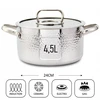 Zilan Plieninis puodas 4,5L, indukcinis