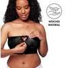 Žindymo liemenėlė Medela Hands-Free Pumping bustjė juoda, prisitaikantis tamprus audinys, be petnešėlių
