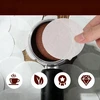 Ziyao 600 VNT APVALUS POPIERINIS FILTRAS, Baltas 64mm, AUKŠTOS KOKYBĖS ESPRESO KAVA