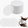 Ziyao 600 VNT APVALUS POPIERINIS FILTRAS, Baltas 64mm, AUKŠTOS KOKYBĖS ESPRESO KAVA