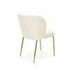 ZOLA Bouclé kėdė Creamy Gold – šiluma ir stilinga elegancija