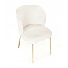 ZOLA Bouclé kėdė Creamy Gold – šiluma ir stilinga elegancija