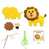 Zoo Felt gyvūnų siuvimo rinkiniai CREATIVE FELT UNICORNS SET