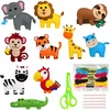 Zoo Felt gyvūnų siuvimo rinkiniai CREATIVE FELT UNICORNS SET