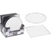 Žvakidė MIRROR PLATE, įvairių formų, sidabro sp., 15 cm