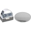 Žvakidė MIRROR PLATE, įvairių formų, sidabro sp., 15 cm