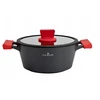 Zwieger Puodas su dangčiu 3,5 L Obsidianas