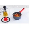 ZWIEGER SAUGUS PUODAS SU DANČIU ALUMINIUMINIS NELIPAUS INDUKCINIS OBSIDIANAS 16cm 1,1 L