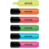 Žymekliai Office Products, 6 spalvų rinkinys