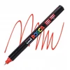 Žymeklis UNI Posca PC-1MR, adatiniu galu, 0.7 mm, raudonas