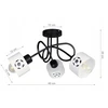 Bez Marki Żyrandol lampa sufitowa wisząca EDISON LOFT balta lampy sufitowe do pokoju