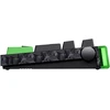 ATTACK SHARK R98 HE Carbon Fiber Neon Žalias laidinė klaviatūra su Rapid Trigger ir Magnetic Switch jungikliais, C01 Ultra RGB Coiled Cable laidu