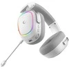 Ausinės su mikrofonu Rampage RETSU Baltos/Pilkos Belaidės 2.4G Bluetooth