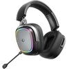 Ausinės su mikrofonu Rampage RETSU Juodos/Pilkos Belaidės 2.4G Bluetooth