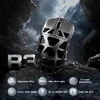 Belaidė žaidimų pelė Attack Shark R3 46 g, 8000 Hz, PixArt PAW3395, 26000 DPI, pilka