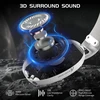 Belaidės žaidimų ausinės su mikrofonu Attack Shark L80 Baltas