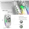 Bevielė žaidimų pelė Attack Shark Pelė X2 Baltas / permatoma Tri-Mode 2.4Ghz/Bluetooth 5.0/USB C PixArt 3212-RGB Backlit-Silen