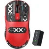 Bevielė žaidimų pelė Attack Shark Pelė X3 Pro Raudona Tri-Mode 2.4Ghz/Bluetooth 5.0/USB C