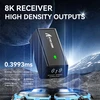 Bevielė žaidimų pelė Attack Shark R6 Baltas 39g PAW3950 42000 DPI 8KHz