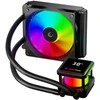 CPU aušintuvas RAMPAGE INFINITE V120 Juodas ARGB Intel LGA1700/AMD AM5 120mm liquid cooler CPU Fan