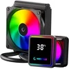 CPU aušintuvas RAMPAGE INFINITE V120 Juodas ARGB Intel LGA1700/AMD AM5 120mm liquid cooler CPU Fan