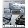 Mechaninė žaidimų kalviatūra Attack Shark K75 75% Juodas Transparent RGB BT5.0/2.4G/USB-C