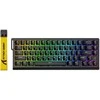 Magnetinė laidinė žaidimų klaviatūra Attack Shark X68 HE Juodas / Juoda. laidinė. RGB pašvietimas. 66 mygtukai