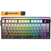 Mechaninė žaidimų klaviatūra Attack Shark R85HE Moonlight juodas, laidinė, RGB apšvietimas