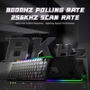 Mechaninė žaidimų klaviatūra Attack Shark R85HE Moonlight juodas, laidinė, RGB apšvietimas