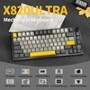 Mechaninė žaidimų klaviatūra Attack Shark X820 Ultra Star Juodas / Juoda RGB LED TFT ekranas