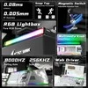 Mechaninė žaidimų klaviatūra Attack Shark R85HE StarLight baltas . laidinė. RGB apšvietimas