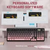 Mechaninė žaidimų klaviatūra Attack Shark X98PRO Blackberry Blueberry switch RGB - 2.4G + BT + su laidu 98 mygtukai